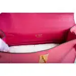 Hermès HSS Kelly Pochette Rose Azalee and Rose Mexico Swift Gold Hardware