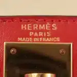 Hermès HSS Vintage 1994 Kelly 32 Sellier Rouge Vif/Parchemin/Bleu Marine Box Calf Gold Hardware Lushentic replica handbags