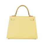 Hermès Kelly 25 Jaune Poussin Epsom Gold Hardware