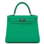 Hermès Kelly 25 Menthe Togo Palladium Hardware Lushentic quality