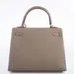 Hermès Kelly 25 Sellier Etoupe Epsom Gold Hardware