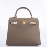 Hermès Kelly 25 Sellier Etoupe Epsom Gold Hardware