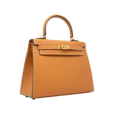 Hermès Kelly 25 Sellier Toffee Epsom Gold Hardware