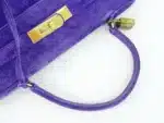 Hermès HSS Kelly 28 Purple Velvet Gold Hardware