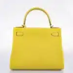 Hermès Kelly 28 Retourne Lime Evercolor Palladium Hardware