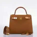 Hermès Kelly 28 Sellier Gold Epsom Gold Hardware