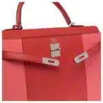 Hermès Kelly 35 Coral Pink and Flamingo Pink Epsom Palladium Hardware