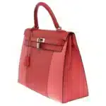 Hermès Kelly 35 Coral Pink and Flamingo Pink Epsom Palladium Hardware