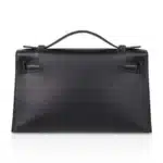 Hermès Kelly Pochette Black Swift Gold Hardware Lushentic Bags