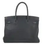 Hermès Limited Edition 2013 Birkin 30 Bleu Indigo Fjord Palladium Hardware