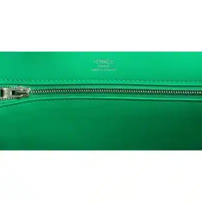 Hermès Limited Edition Shadow Birkin 25 Menthe Mint Green Swift Palladium Hardware