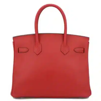 Hermès Limited Edition Tressage Birkin 30 Rouge De Coeur/Rouge H/Rouge Piment Swift & Epsom Palladium Hardware