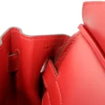 Hermès Limited Edition Tressage Birkin 30 Rouge De Coeur/Rouge H/Rouge Piment Swift & Epsom Palladium Hardware