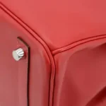 Hermès Limited Edition Tressage Birkin 30 Rouge De Coeur/Rouge H/Rouge Piment Swift & Epsom Palladium Hardware