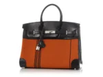 Hermès Limited Edition Birkin Replica 30 So Black Box Calfskin Black Enamel Hardware