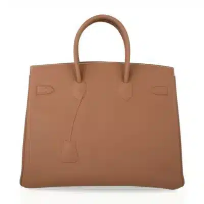 Hermès Limited Edition Shadow Birkin 35 Gold Evercalf