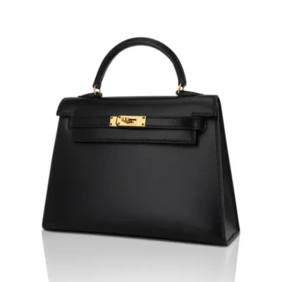 Hermès Micro Kelly 15 Sellier Black Box Calfskin Gold Hardware