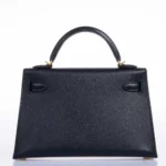 Hermès Mini Kelly 20 II Sellier Black Epsom Gold Hardware