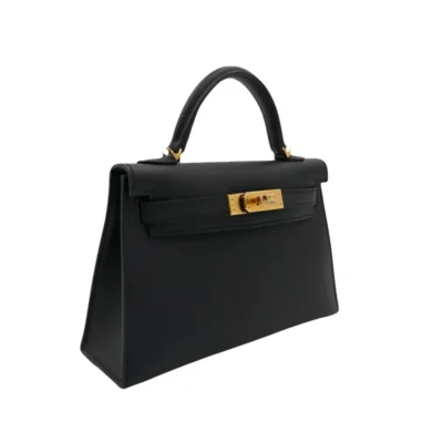 Hermès Mini Kelly 20 II Sellier Black Epsom Gold Hardware