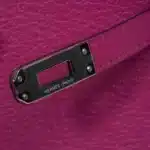 Hermès Mini Kelly 20 II Sellier Rose Pourpre Chevre Palladium Hardware