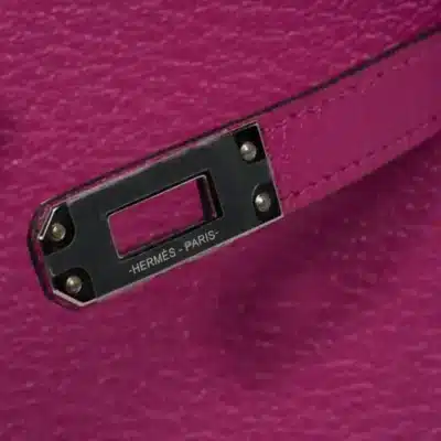 Hermès Mini Kelly 20 II Sellier Rose Pourpre Chevre Palladium Hardware