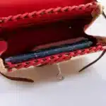 Hermès Mini Kelly 20 Picnic Rouge De Coeur Swift & Osier Wicker Palladium Hardware