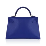 Hermès Mini Kelly 20 Sellier Blue de Royal Chevre Gold Hardware