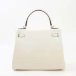 Hermès Rare Collectible 2021 Kelly 25 Nata Swift In & Out Palladium Hardware handbag dupes