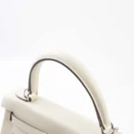 Hermès Rare Collectible 2021 Kelly 25 Nata Swift In & Out Palladium Hardware handbag dupes