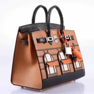 Hermès HSS Rare Collectible Birkin 20 Sellier Gold Madame And Ebene Matte Alligator Missipensis Day Faubourg Palladium Hardware