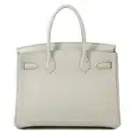 Hermès Rare Collectible Birkin 30 Beton Togo & Canvas 3 In 1 Handbag Gold Hardware