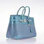 Hermès HSS Birkin 35 Blue Denim & Blue Jean Epsom Contrast Stitching Palladium Hardware