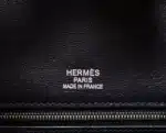 Hermès Rare Collectible Birkin 35 Blue Indigo/Fauve Barenia/Crinoline Fjord Club Palladium Hardware