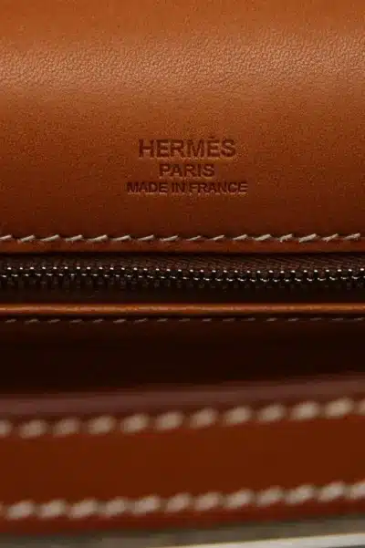 Hermès Rare Collectible Kelly 28 Fauve Barenia & Toile De Camp Dechainee Palladium Hardware