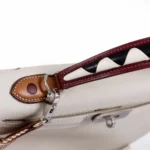 Hermès Rare Collectible Kelly 32 Retourne Craie Togo Au Galop Palladium Hardware