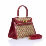 Hermès Rare Collectible Mini Kelly 20 Rouge Vif Box Calf & Owl Print Silk Gold Hardware